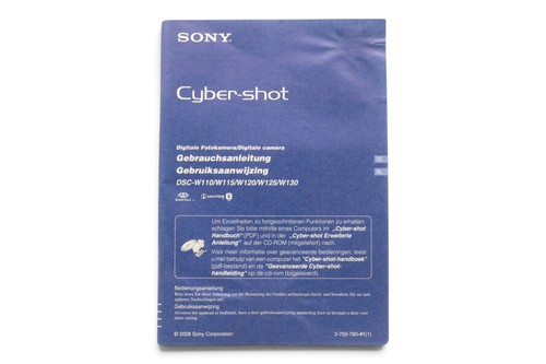 Sony cyber shot - w110, w115