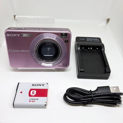 Sony cyber shot dsc w120 - sony, pink