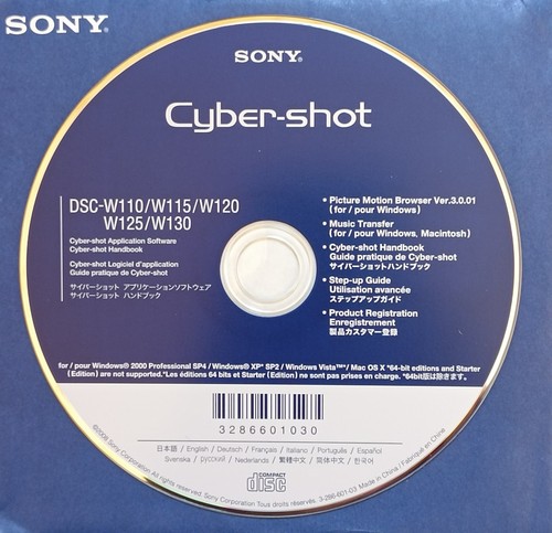 Sony cyber shot dsc - cyber-shot, dsc-w110