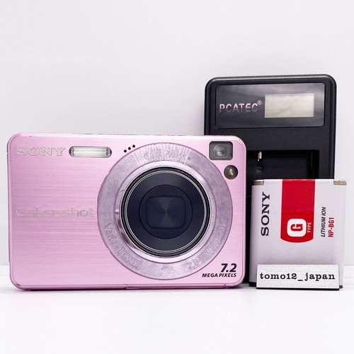 Sony cyber shot pink dsc - sony,